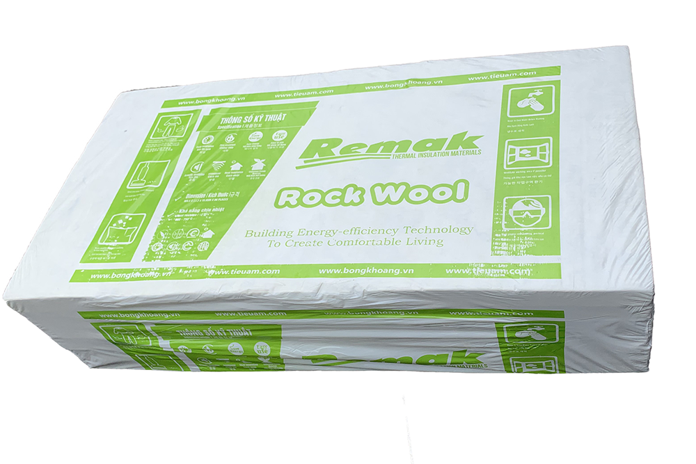 Bông khoáng Remak® Rockwool cách nhiệt, chống cháy hiệu quả