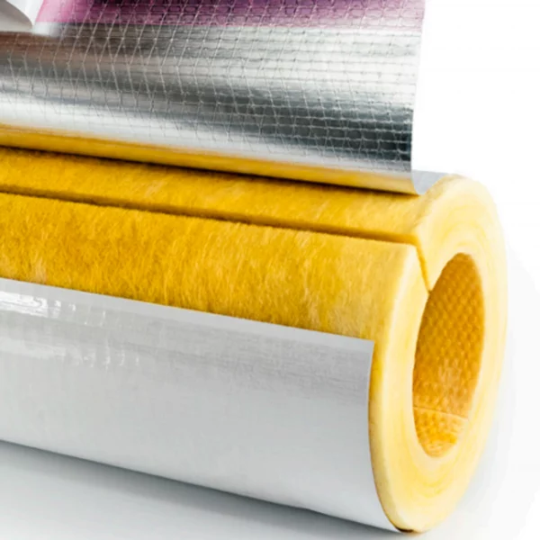 Bông thủy tinh dạng ống cách âm, cách nhiệt, chống cháy