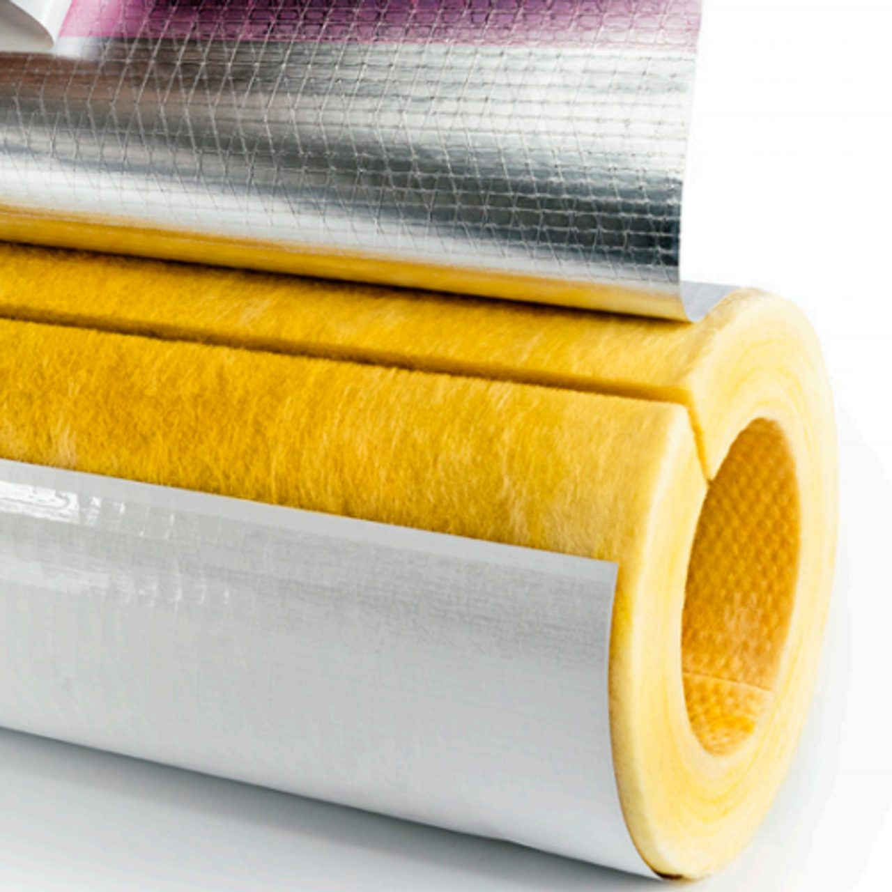 Bông thủy tinh dạng ống cách âm, cách nhiệt, chống cháy